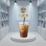 Plastic Cups with Flat Lids
