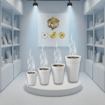 White Foam Cups
