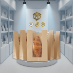 Kraft Bags with Transparent Side