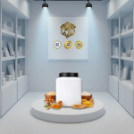 White Square Jars