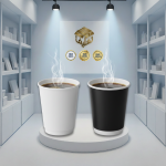 كوب ورقي بطبقتين