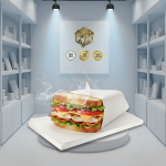 Plain White Sandwich Paper