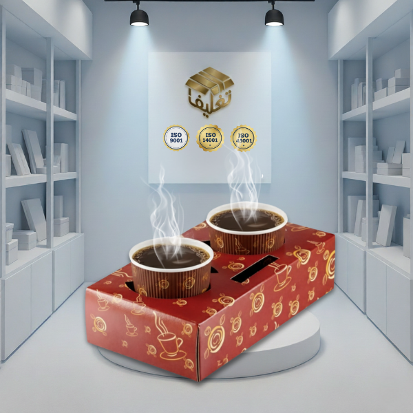 حامل أكواب قهوة - 2 كوب