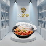 Round Microwavable Containers